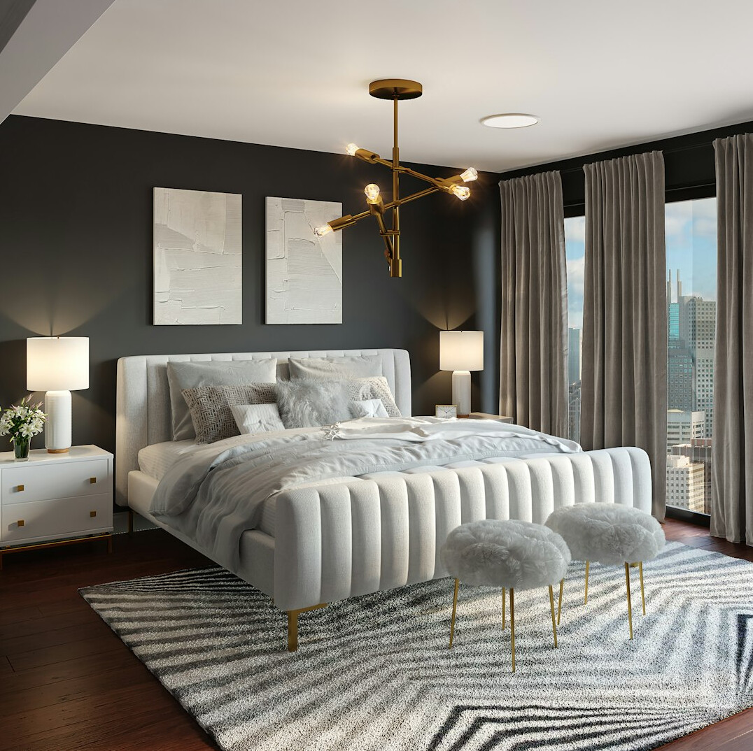 celebrity bedroom interior