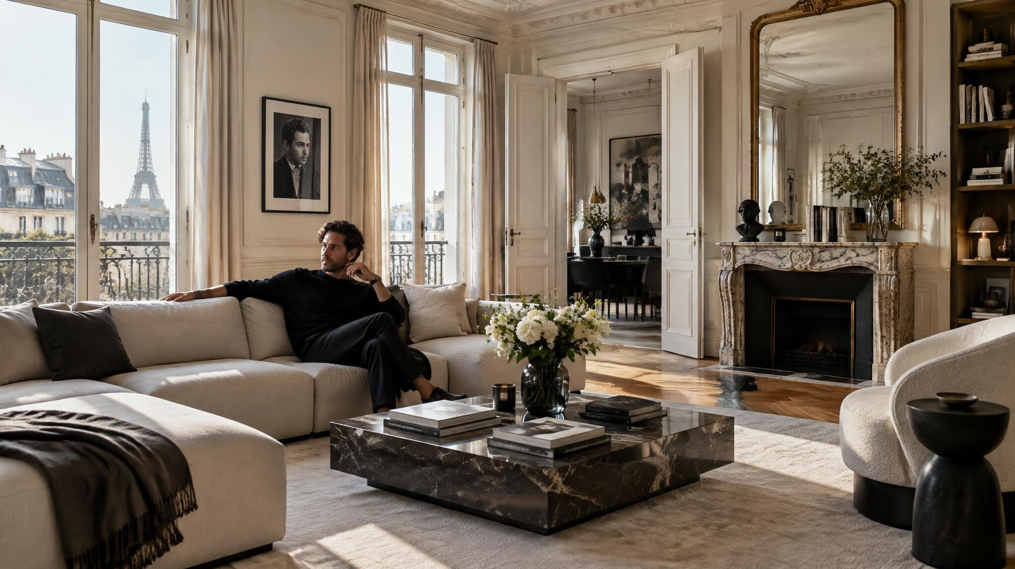 modern celebrity house interior
