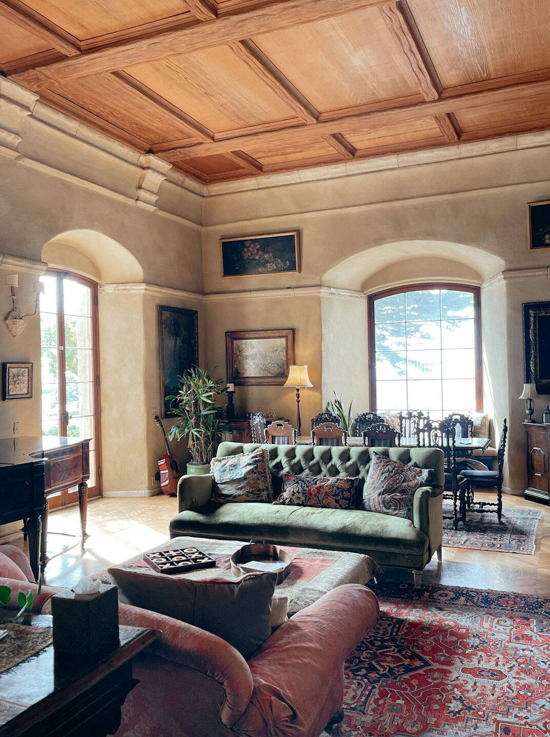 french celebrity villa interior